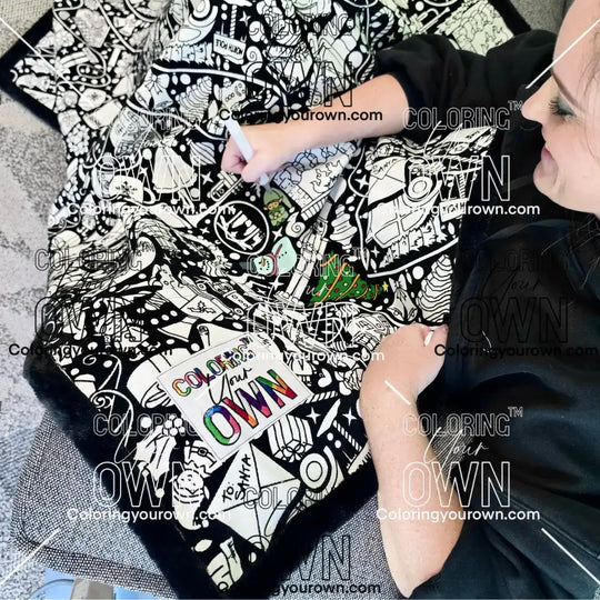 Color Your Own Blanket - blanket