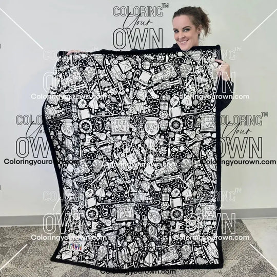Color Your Own Blanket - blanket