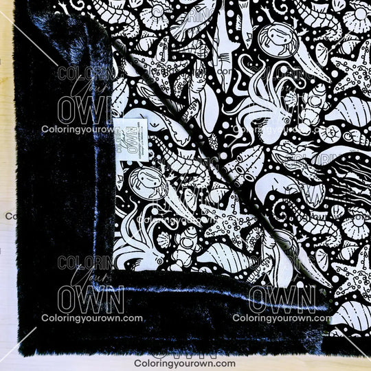 Color Your Own Blanket - Australia Under the Sea Coming March 2026 blanket