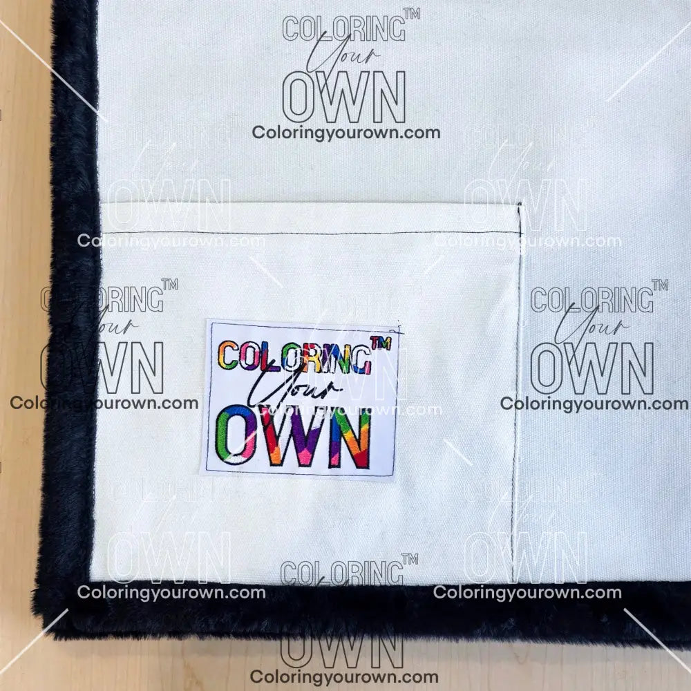 Color Your Own Blanket - Blank Canvas - blanket