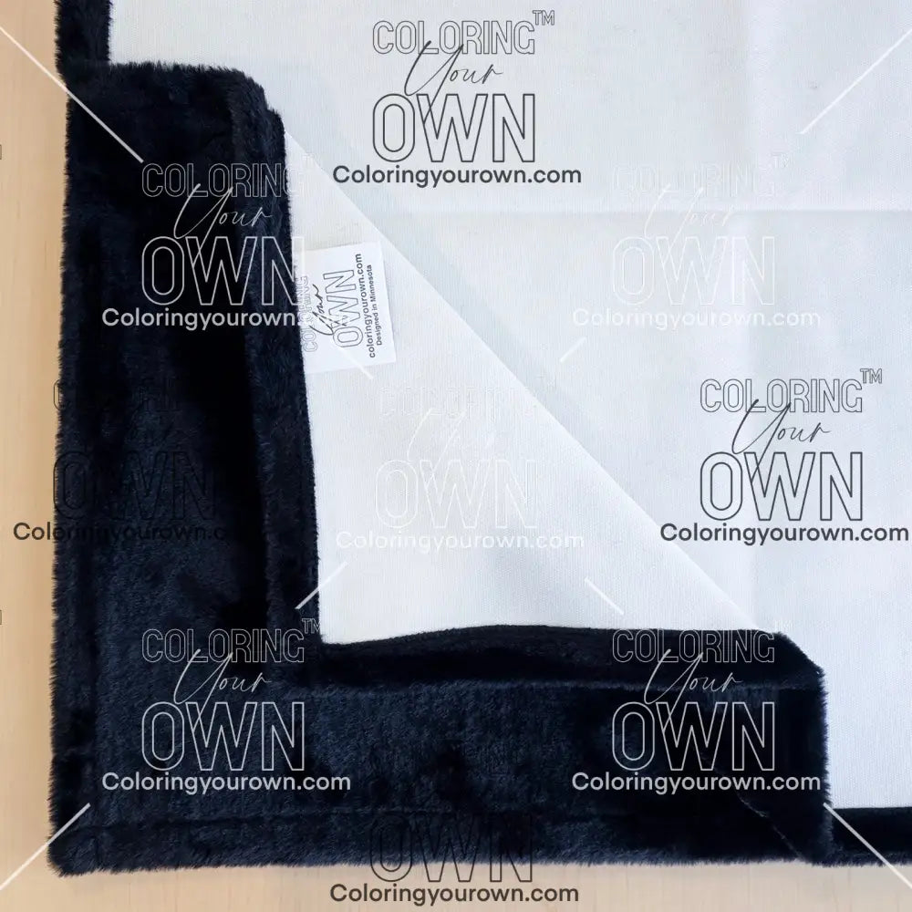 Color Your Own Blanket - Blank Canvas - blanket