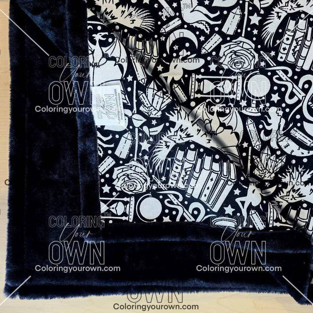 Color Your Own Blanket Romantasy blanket
