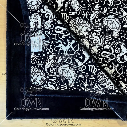 Color Your Own Blanket Zodiac blanket