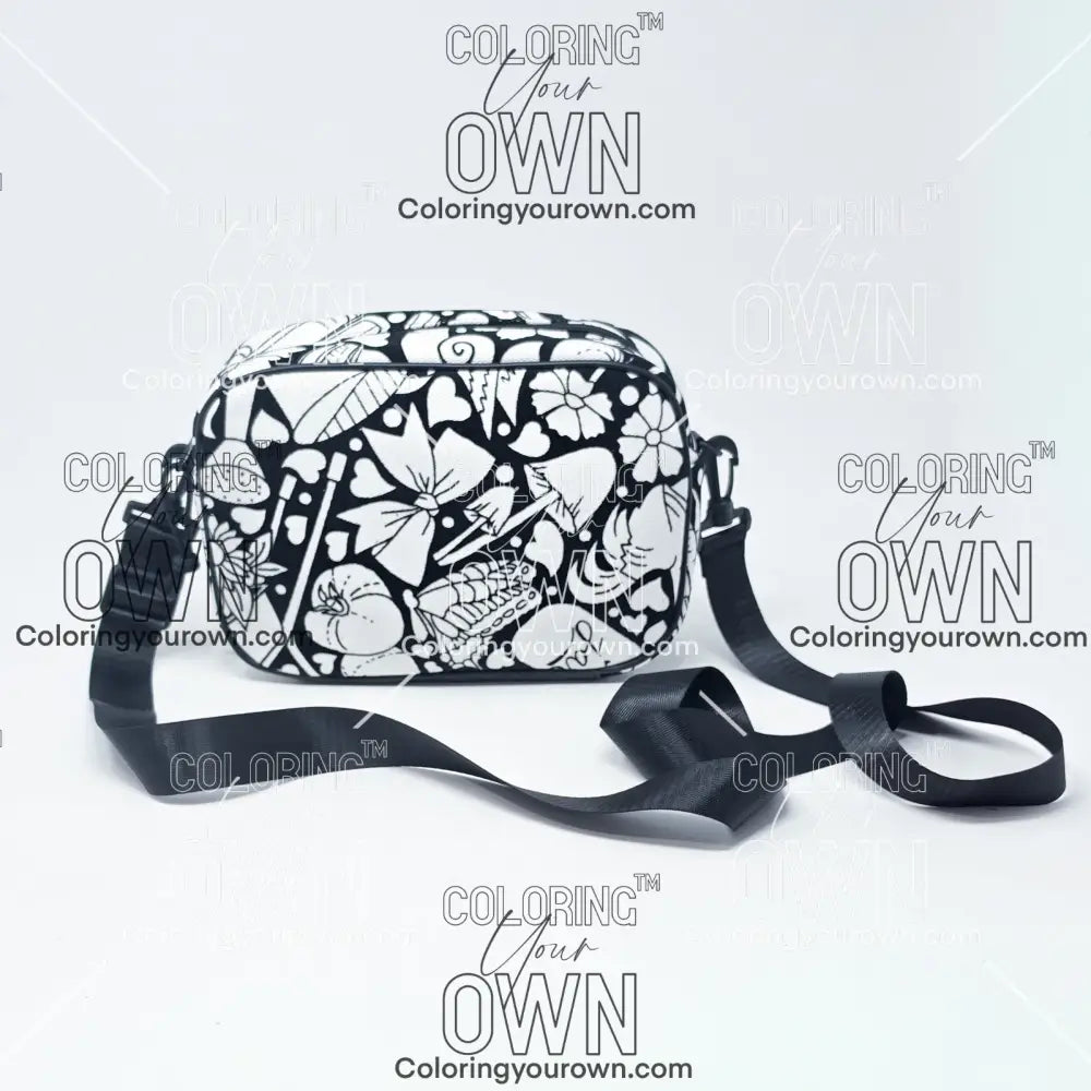 Color Your Own Multi-Use Crossbody - Highland Cow - Bags