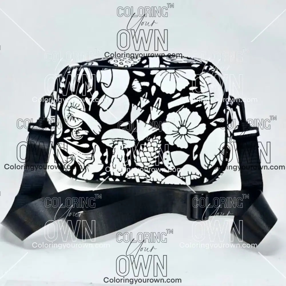Color Your Own Multi-Use Crossbody - Mushrooms - Bags