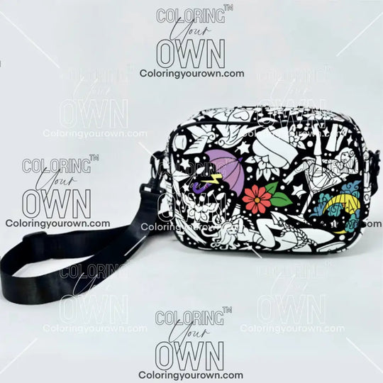 Color Your Own Multi-Use Crossbody - Tattoo - Bags
