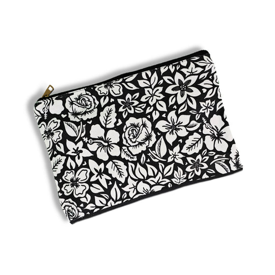 Hibiscus Rose Color Your Own Pouch - 2.0
