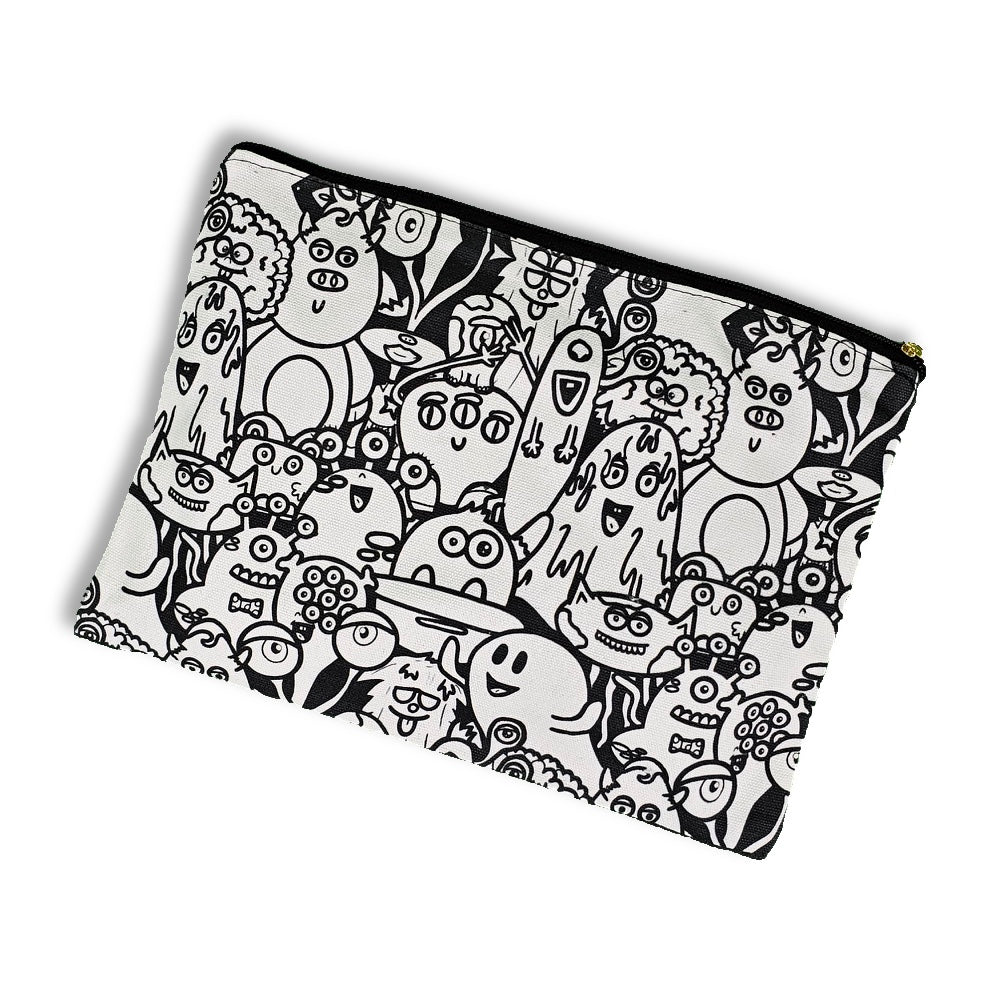 Silly Monster Color Your Own Pouch - 2.0