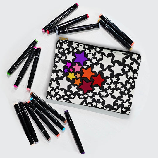 Color Your Own Pouch - 2.0 - 18 designs to choose from!