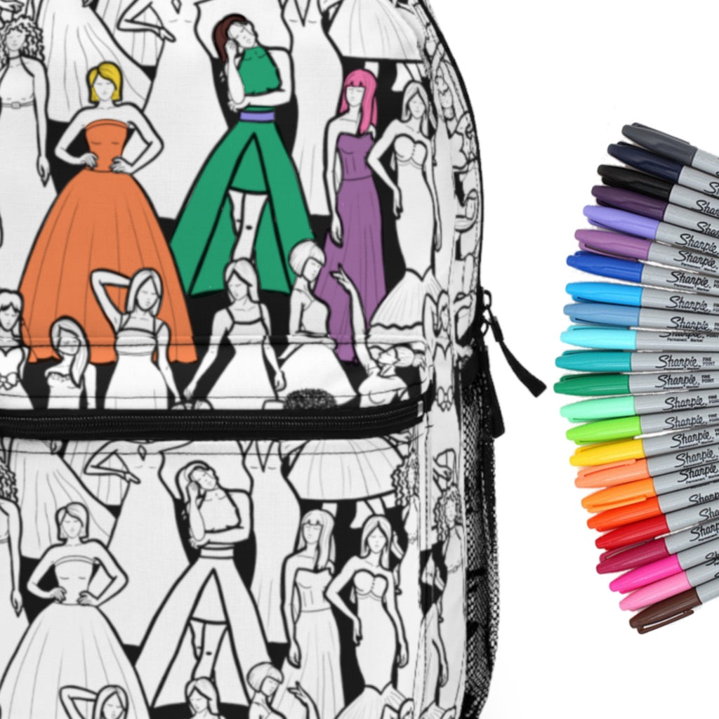 *ONLINE EXCLUSIVE* Red Carpet Color Your Own Backpack