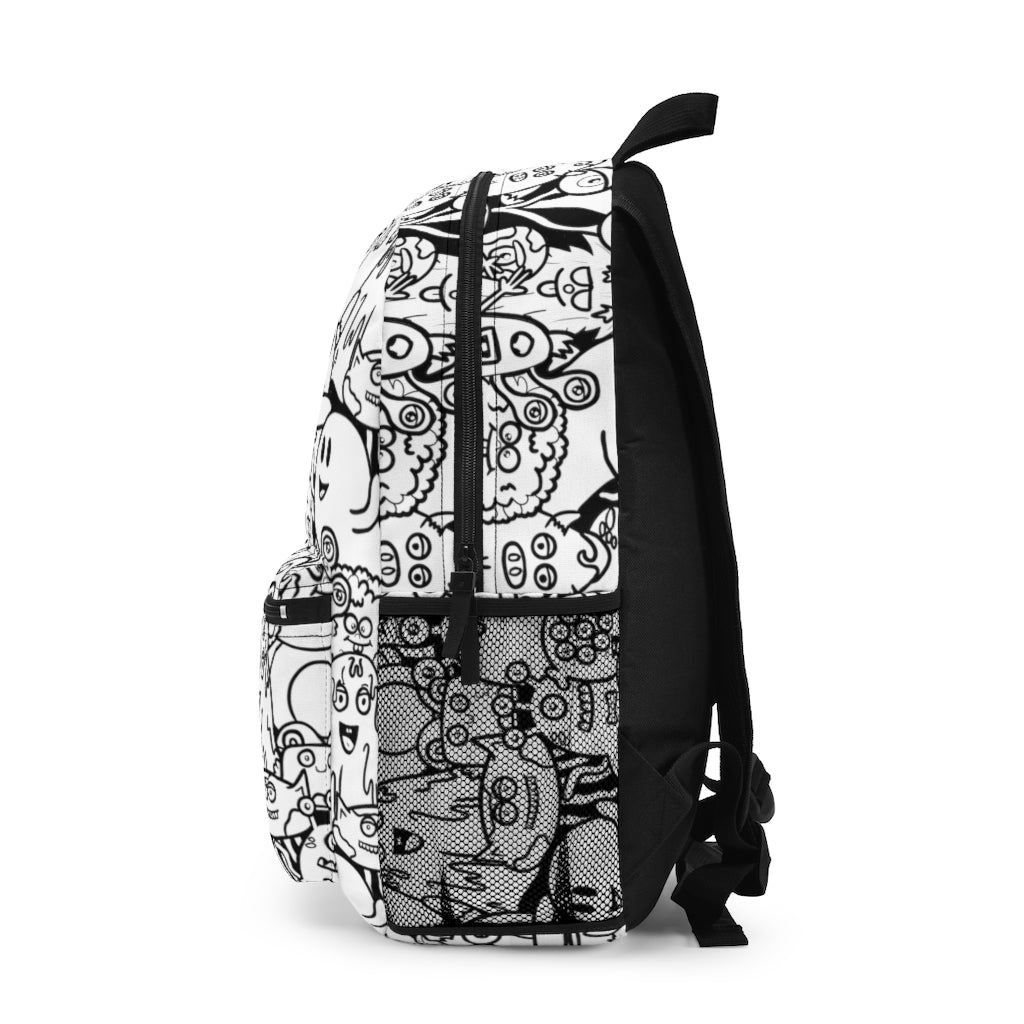 **ONLINE EXCLUSIVE** Silly Monster Color Your Own Backpack