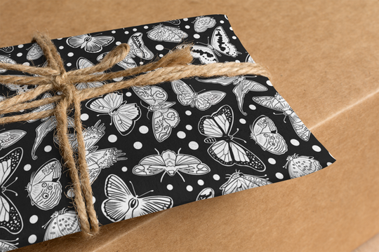 Butterfly Flutter-Bye Wrapping Paper