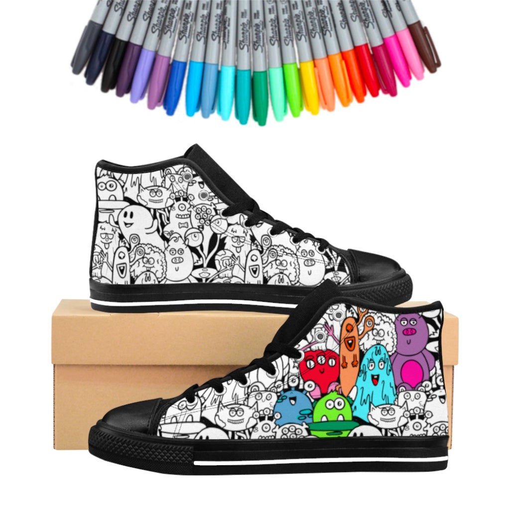 colour your own shoes