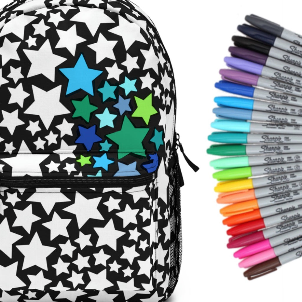 **ONLINE EXCLUSIVE** Star Struck Color Your Own Backpack