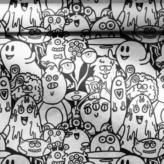 **ONLINE EXCLUSIVE** Silly Monster Wrapping Paper