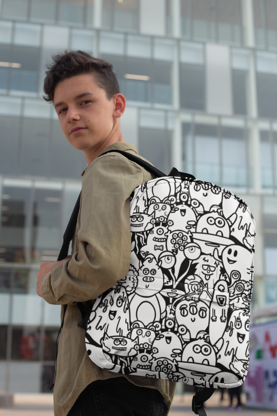 **ONLINE EXCLUSIVE** Silly Monster Color Your Own Backpack